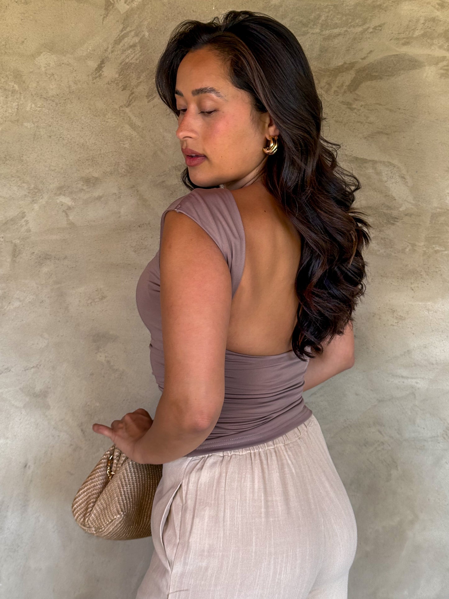 Crisp & Cool Top-Mocha