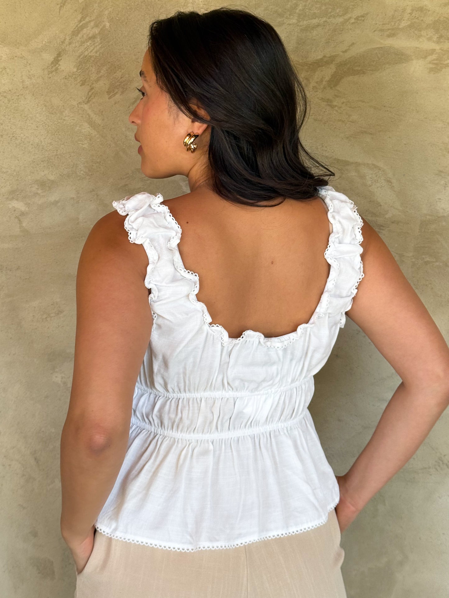 Petra Top-White