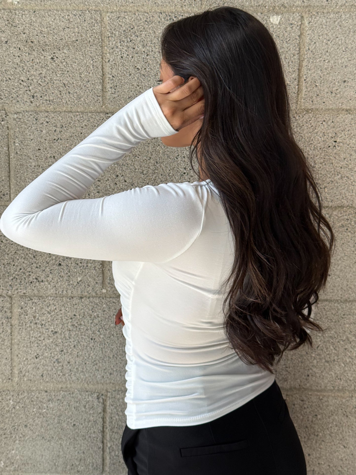 Gemma Top-Ivory