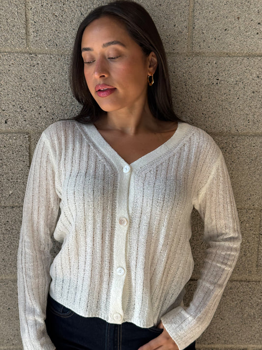 Jules Cardigan-Off White