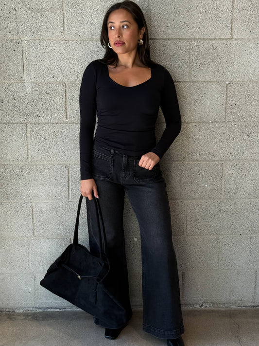 Axel Denim-Washed Black