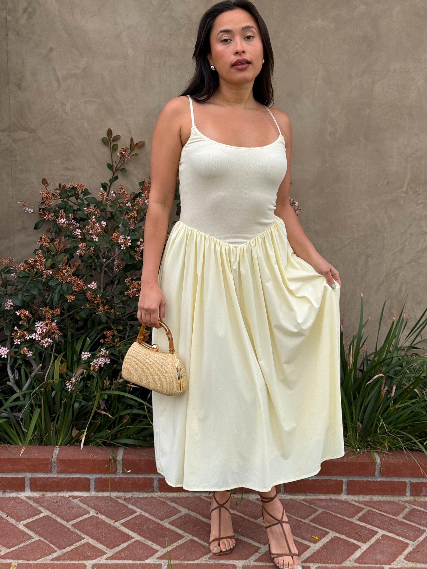 Jenna Dress-Yellow