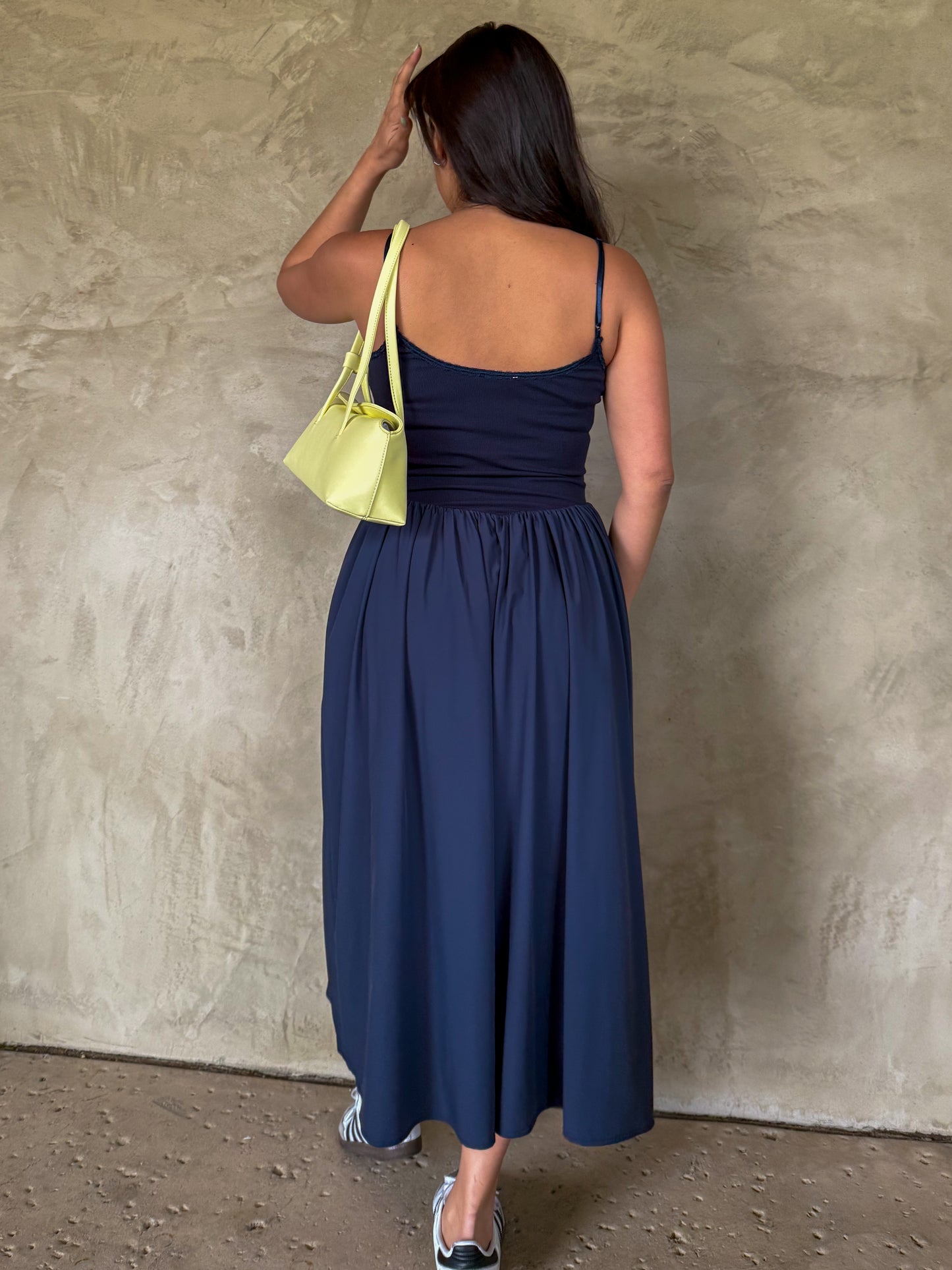 Jenna Dress-Navy