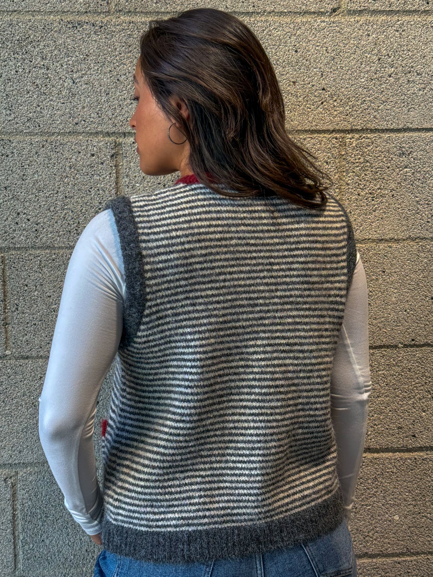Rowan Vest-Grey