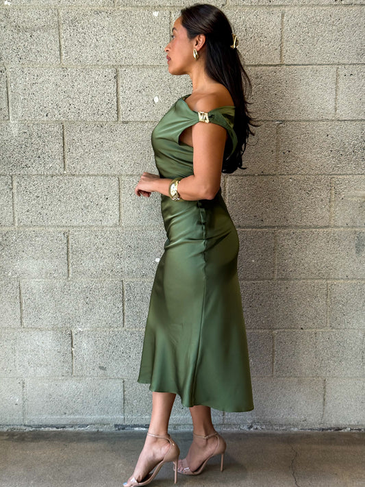 Sienna Dress-Green Tea