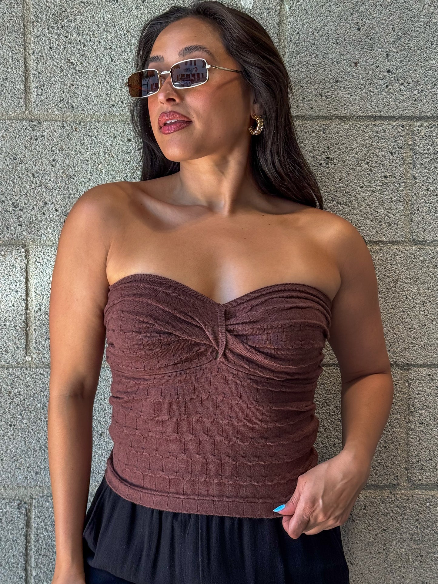 Noelle Top-Brown