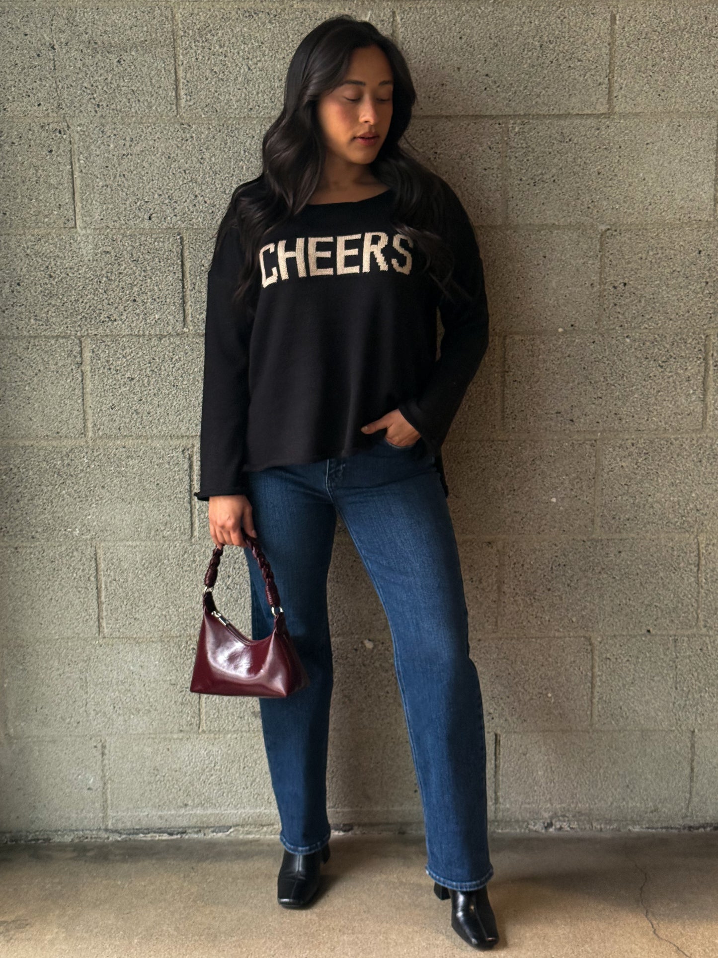 Current Mood Bag-Burgundy