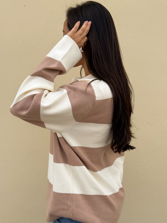 Breakpoint Sweater-Cream