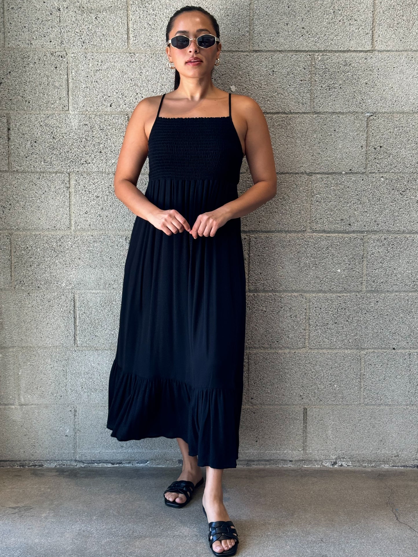 Earthing Dress-Black
