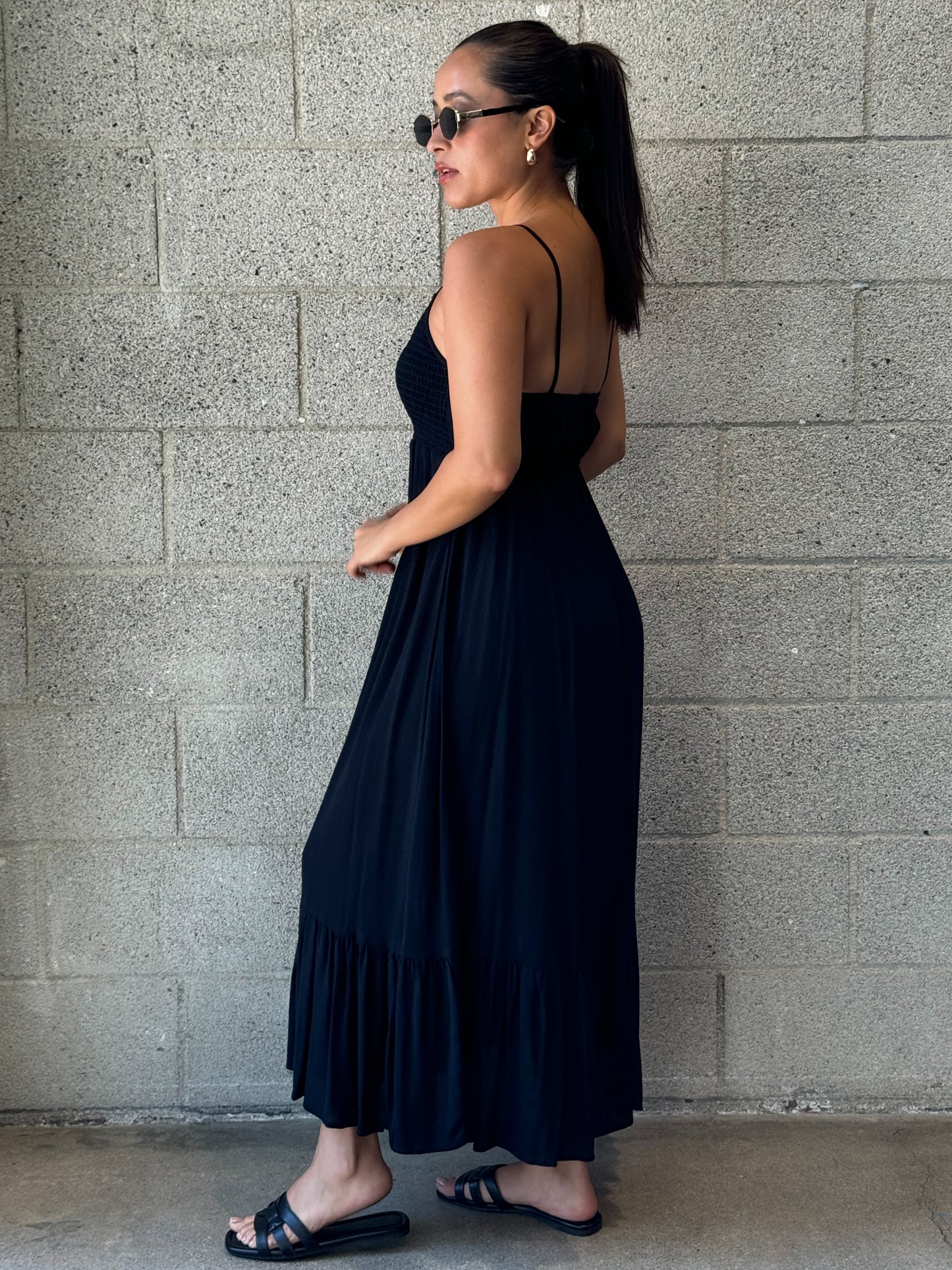 Earthing Dress-Black