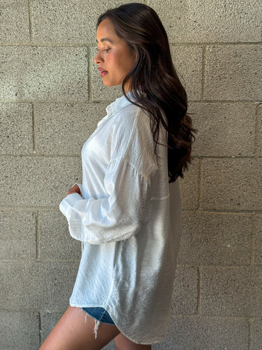 Throw Over Top-White