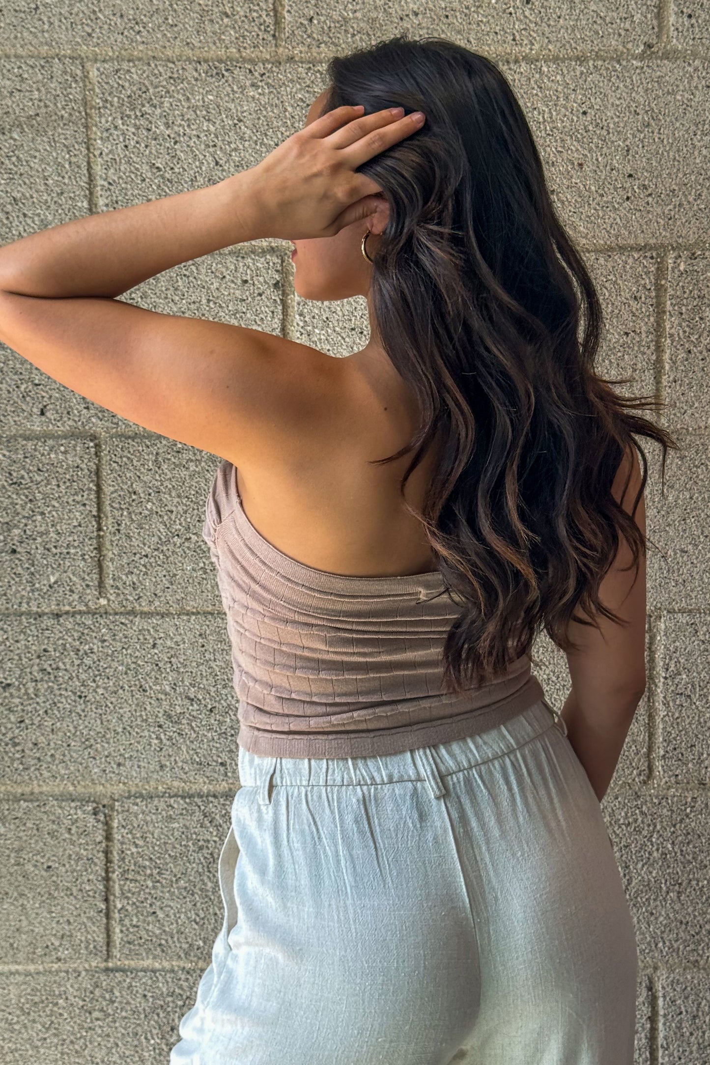 Noelle Top-Taupe