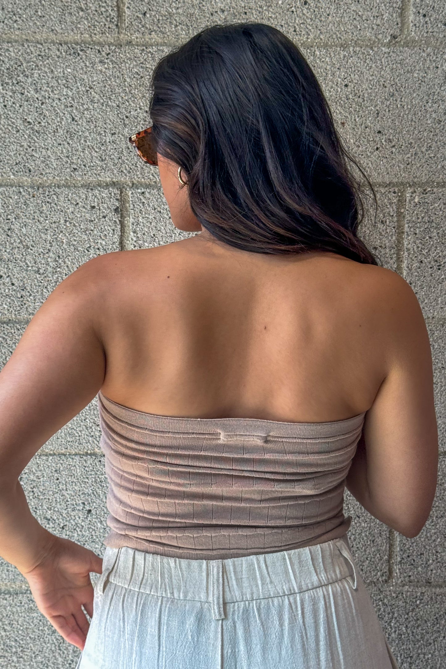 Noelle Top-Taupe