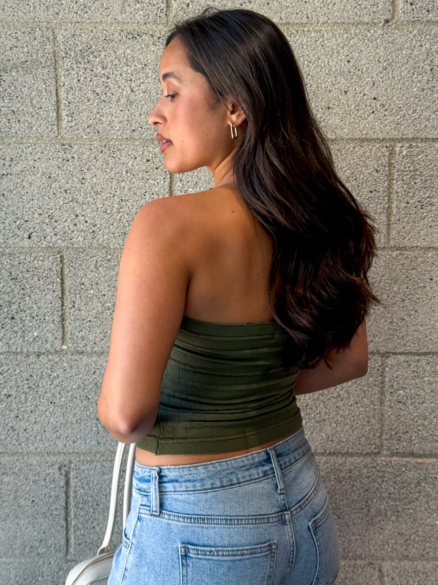 Noelle Top-Olive