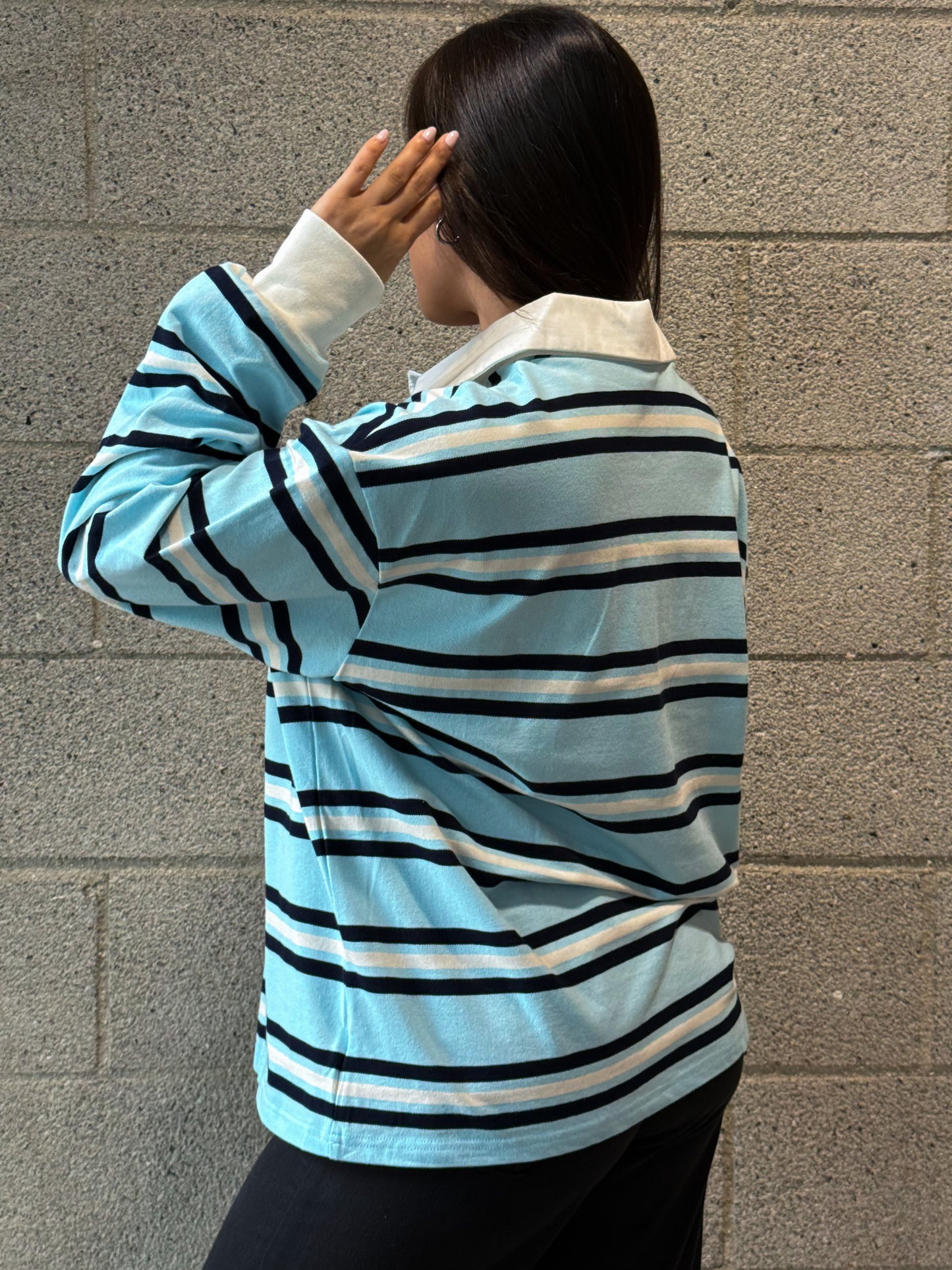 Ice Breaker Top-Sky/Navy