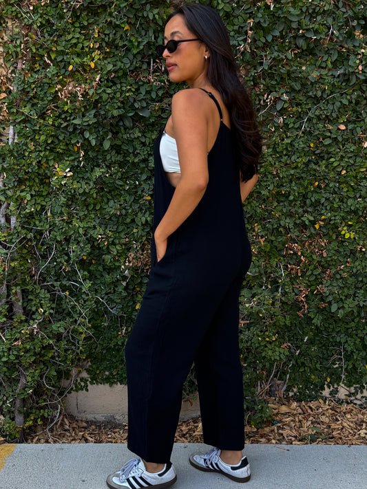 Los Olivos Jumpsuit-Black