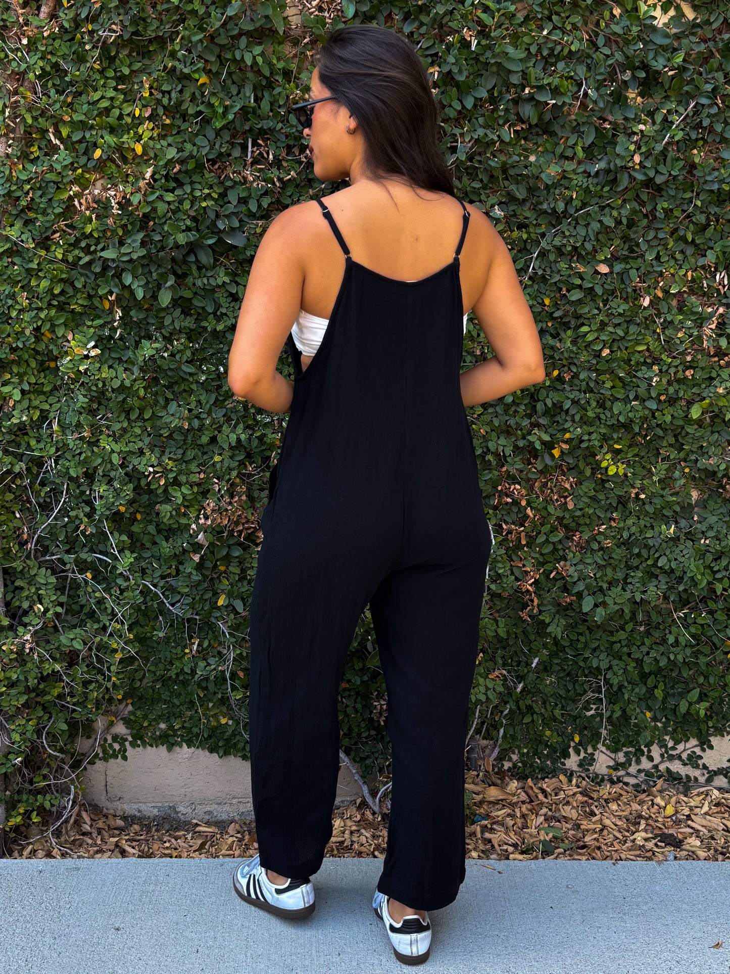 Los Olivos Jumpsuit-Black