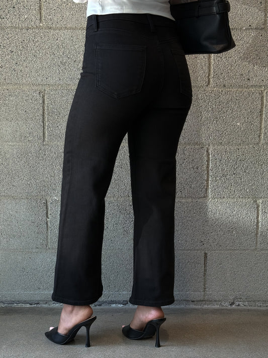 Stop & Flare Denim-Black