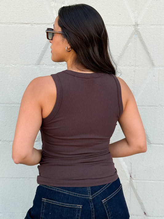 True Fit Top-Brown