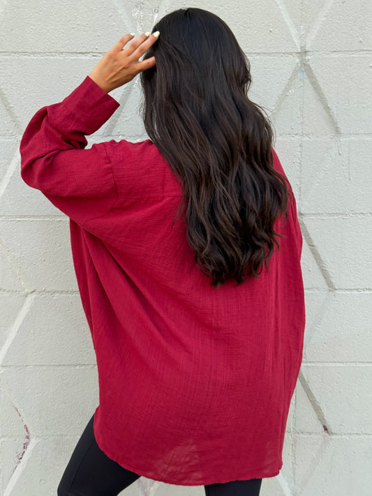 On Board Top-Burgundy