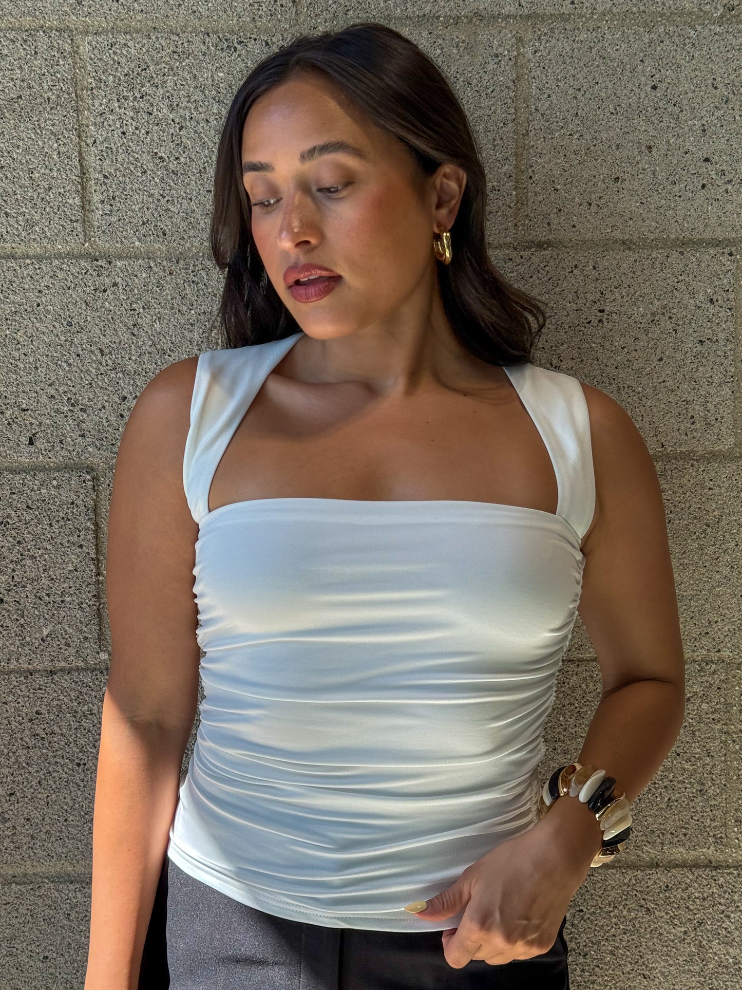 Camila Top-White