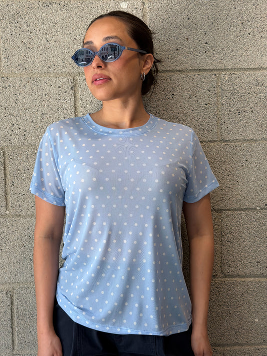 Soft Touch Top-Blue