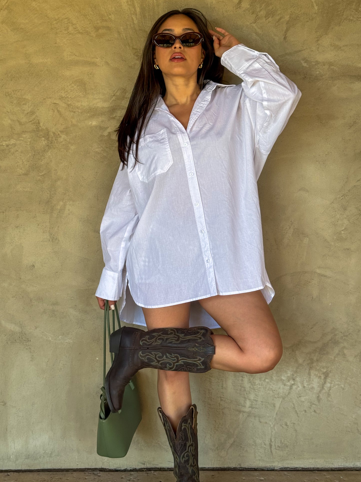 Work + Play Top-White