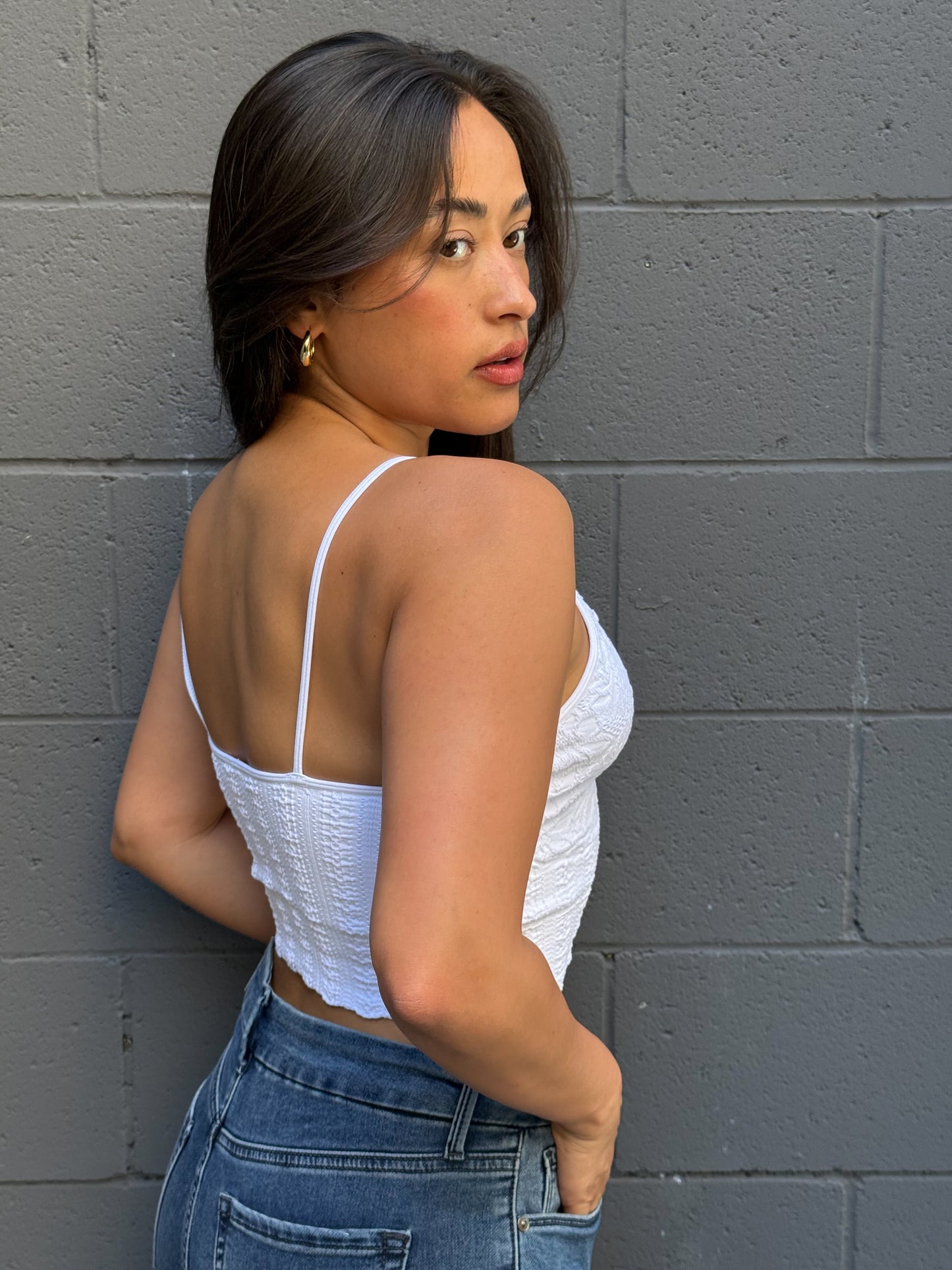 Brea Top-White