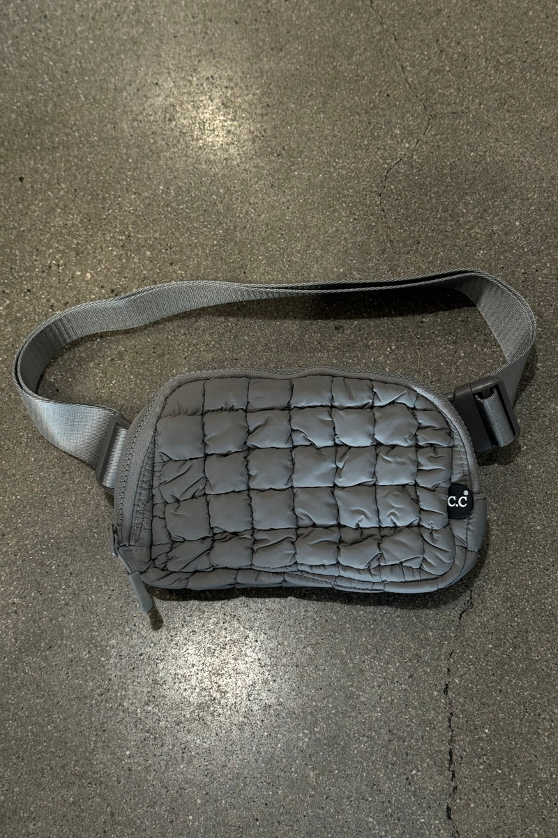 On The Go Fanny Pack-Grey