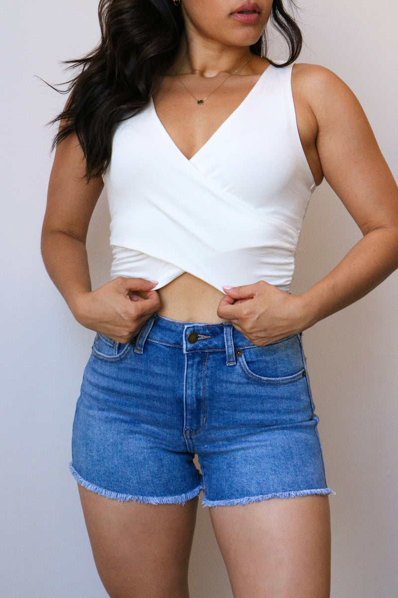 Crossroad Top-White