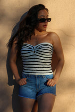 Ivy Top-Black/White