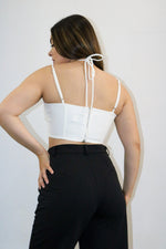 Not Your Baby Corset-White