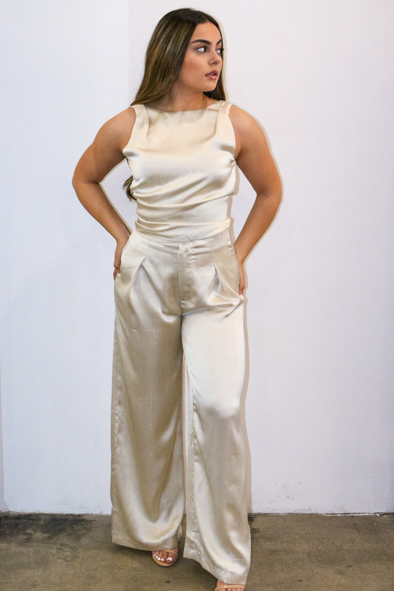 Manhattan Top-Beige