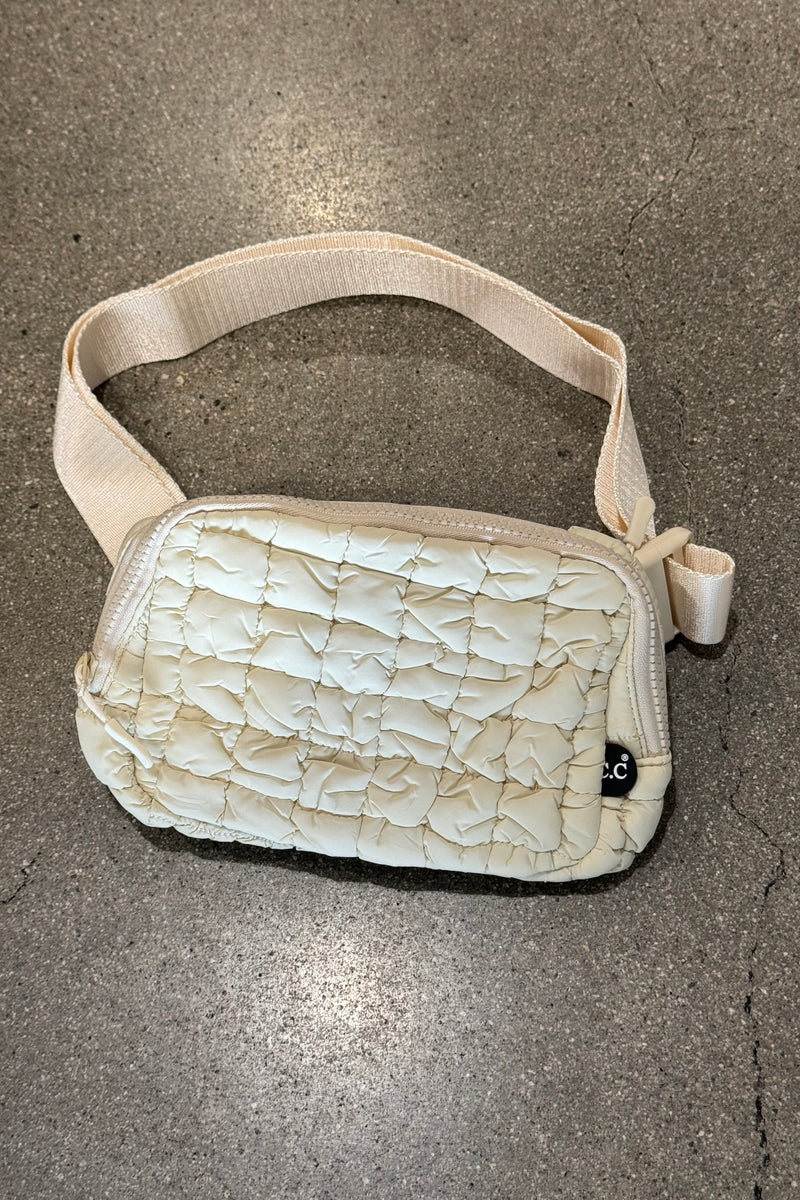 On The Go Fanny Pack-Beige