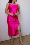 Beverly Dress-Fuchsia