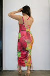 Coming In Hot Dress-Pink Multi
