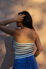 Ivy Top-Black/White