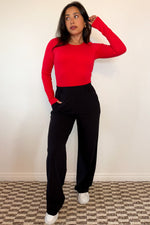 Perfect Fit Bodysuit-Red