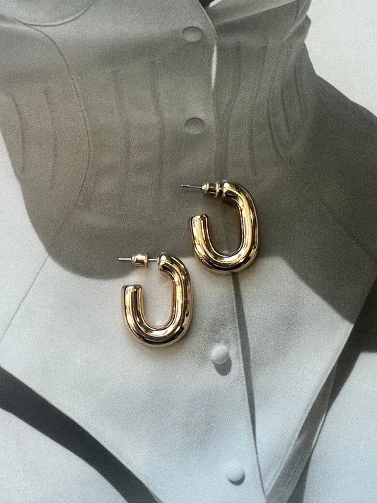 Lunar Earrings-Gold
