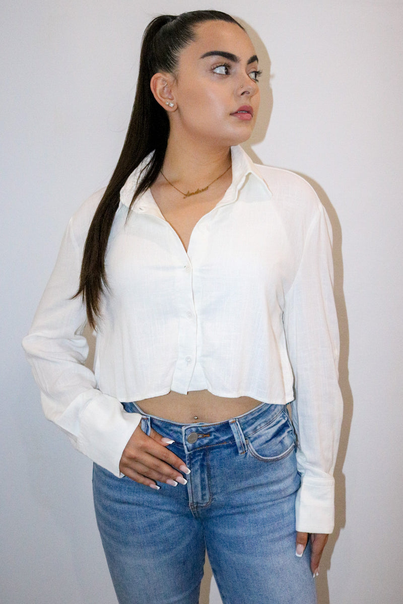 Off Guard Top-White