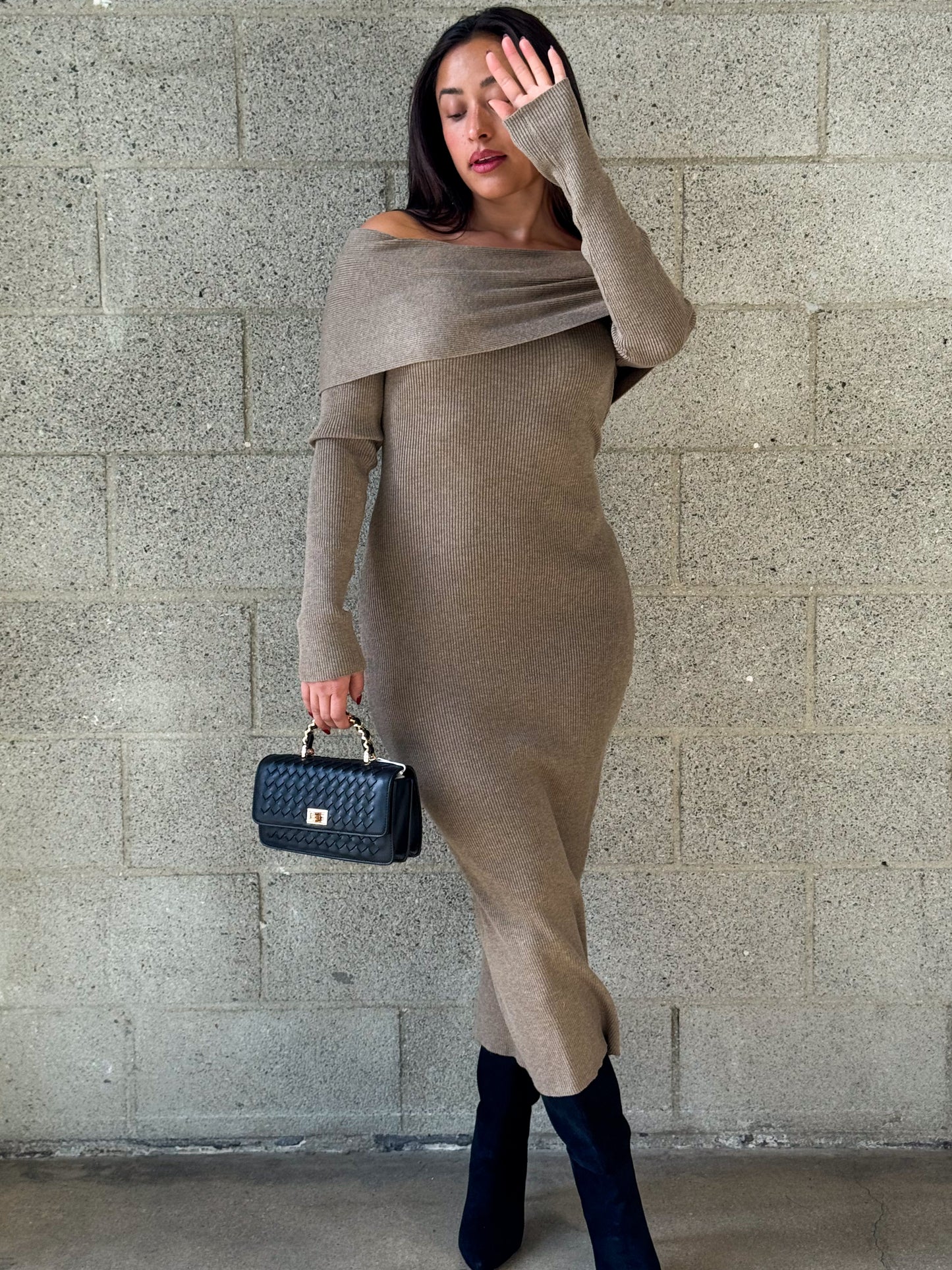 Eve Dress-Mocha