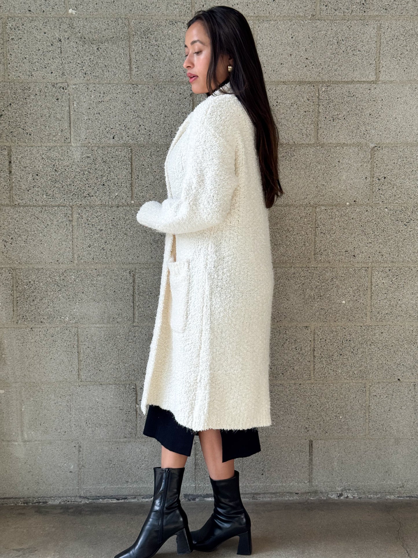 Cozy Girl Cardigan-Cream