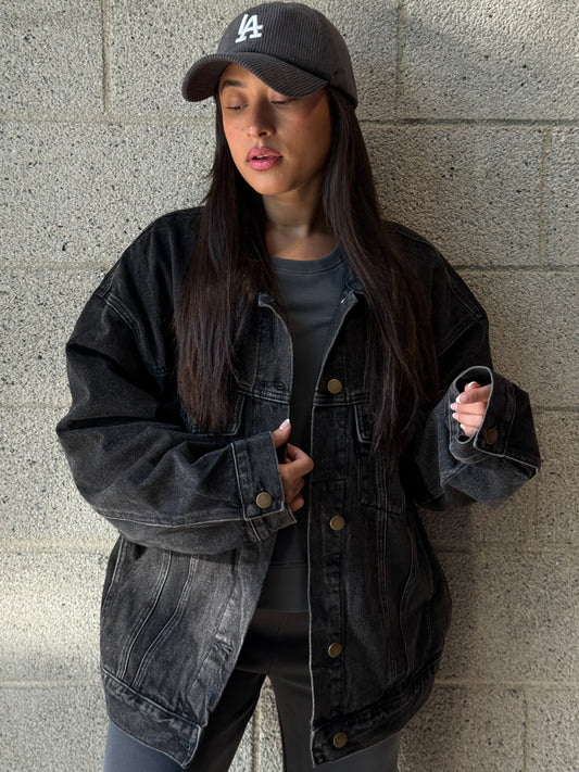 Nolan Jacket-Charcoal Grey