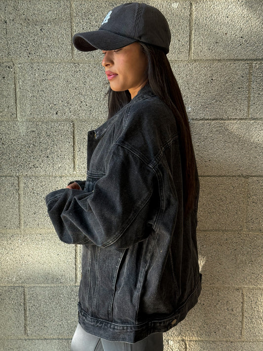 Nolan Jacket-Charcoal Grey