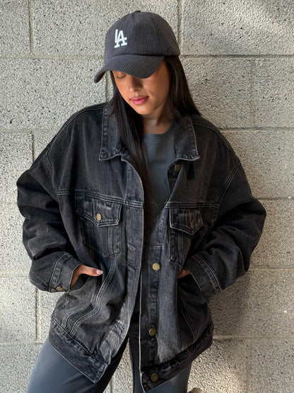 Nolan Jacket-Charcoal Grey