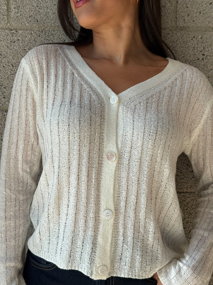 Jules Cardigan-Off White