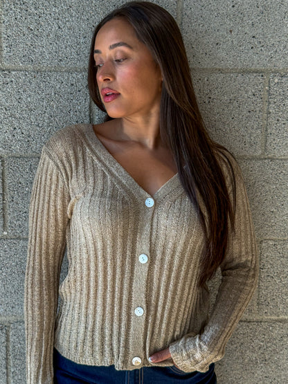 Jules Cardigan-Khaki