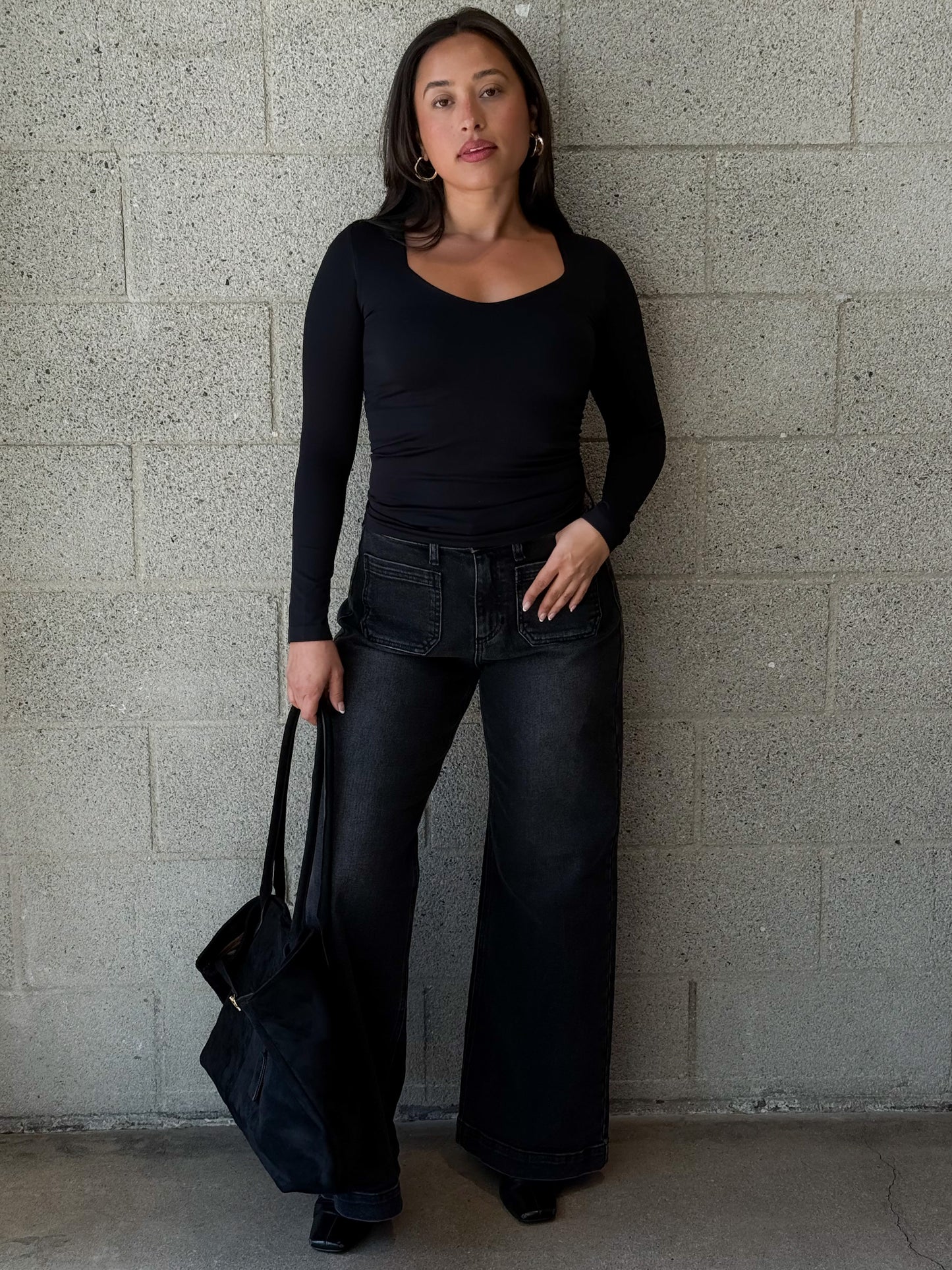 Axel Denim-Washed Black