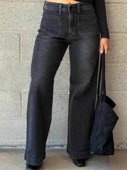 Axel Denim-Washed Black