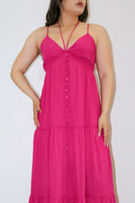 Macarena Dress-Magenta